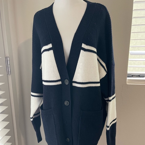 LA HEARTS BUTTON DOWN SWEATER - Picture 1 of 4